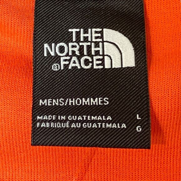 The North Face Mens L Tech Crew Sweatshirt Orange Pullover Outdoor Gorpcore NEW - Picture 6 of 15